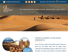 Tablet Screenshot of first-marrakech-tours.com